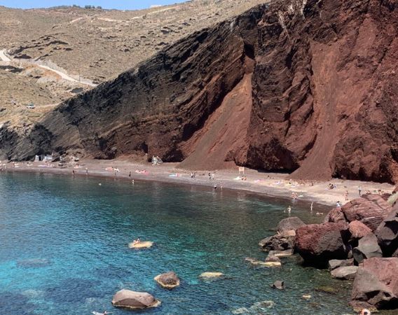 Red Beach, Santorini