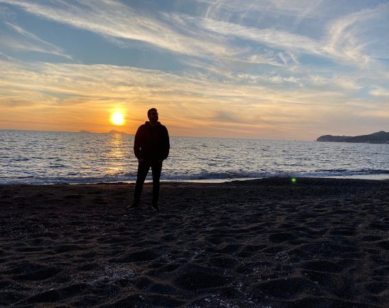 Black Beach, Perissa, Santorini
