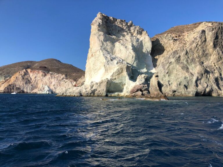 The Unforgetable White Beach, Santorini